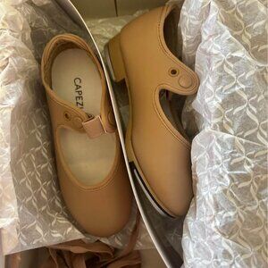 little girls ballet/tap shoes, leotards, bag